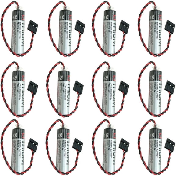 12PCS ER6V/3.6V ER6VC3N 2000mAh battery with JAE5PIN plug