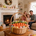 thumbnail image 1 of 12PCS Easter Artificial Carrot-Simulation Multiple Size Spring Foam Carrots Vegetables,Fall Harvest Thanksgiving Plastic Carrot for Home Kitchen Party DIY Decor 2.76x1.38in, 1 of 6