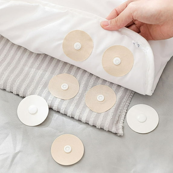 12PCS Fastener Clips Carpet and Cushion Fasteners Non Slip Snap Buttons Sofa Covers Sheets Reusable Fixators Home Textiles 20 Pack Households Secure Fit No Sliding