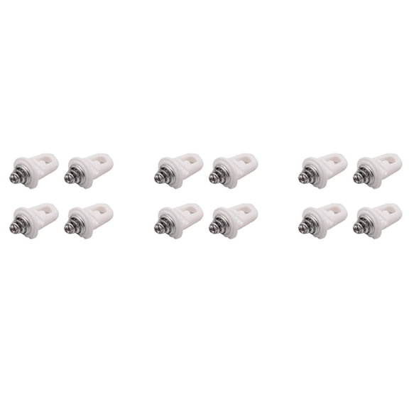 12PCS Front Bumper Retaining Clip for 407 407SW 607 C5 743712,12 x Bumper Retaining Clip,white