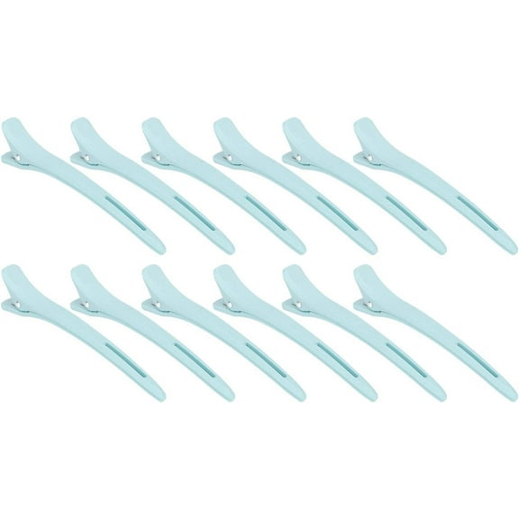 12PCS Hair Clips for Styling Sectioning, Haircut Hair Cutting Clip ABS Hairstyle Positioning Clamp for Salon