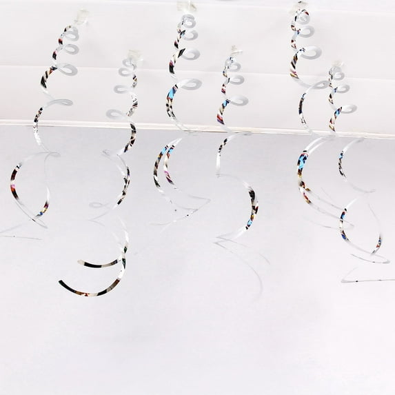 12PCS Hanging Swirl Decorations, Colorful Circle Swirl Streamers Garland Party Supplies for Birthday Party Decorations Graduation Baby Shower Wedding Holiday Decoration