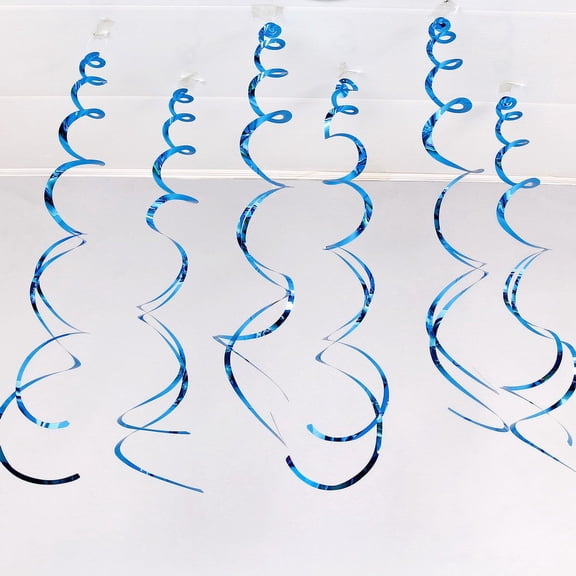 12PCS Hanging Swirl Decorations, Colorful Circle Swirl Streamers Garland Party Supplies for Birthday Party Decorations Graduation Baby Shower Wedding Holiday Decoration