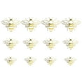thumbnail image 1 of 12PCS Hollow Bee Wall Stickers - Foldable Cardboard Decor, Strong Stickiness, For Party/Nursery/Home, 1 of 6