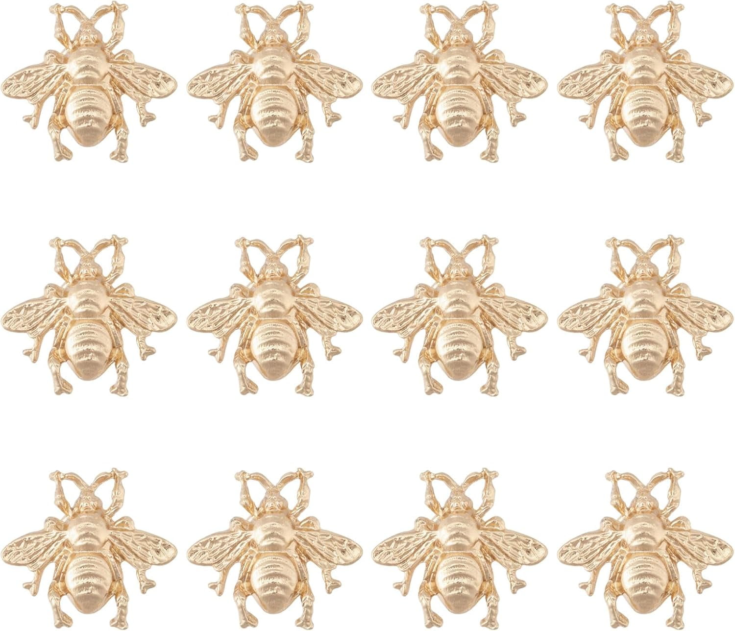 12PCS Honeybee Brooch Pin Gold Alloy Pins Set Vintage Bee Brooch Pin Lapel Pin Coat Suit Shirt Collar Accessories Brooch Pin Lapel Pins for Backpacks Clothes Jackets Hats