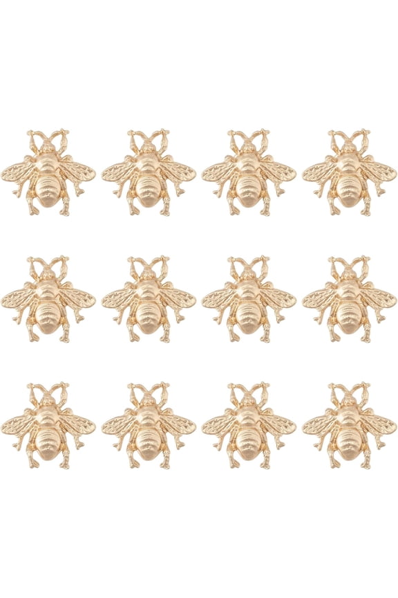 12PCS Honeybee Brooch Pin Gold Alloy Pins Set Vintage Bee Brooch Pin Lapel Pin Coat Suit Shirt Collar Accessories Brooch Pin Lapel Pins