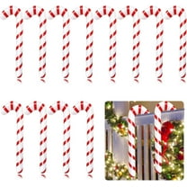 12PCS Inflatable Candy Cane Christmas Decorations, 35 Inch Red and White Striped Balloon Set, Indoor Outdoor Holiday Lawn Yard Tree Party Décor for Home 2025 Trend