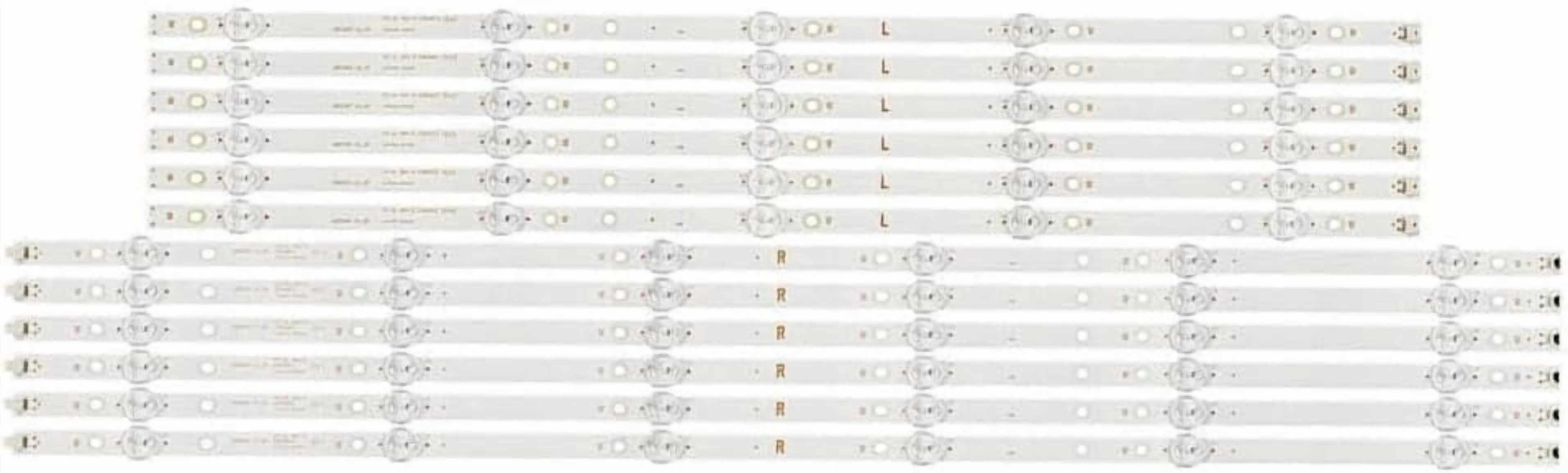 12PCS LED Back Light Strips Replacement for Element LB65065 E4SW6518RKU E4ST6519RKU Replacement for Insignia NS-65DF710NA21