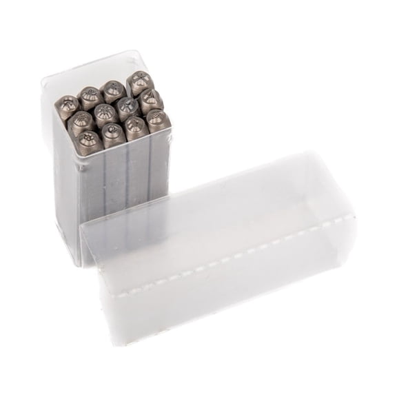 12PCS Metal Letter Punch Set 1/8” Steel Animal/Heart Stamp Set Stamping Tool