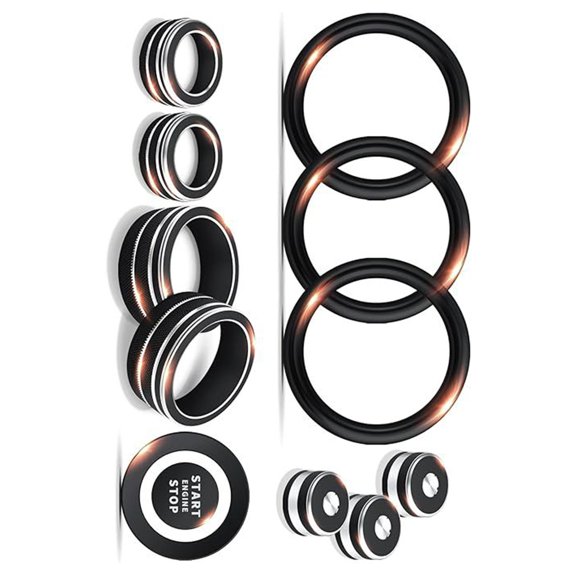 12PCS Modern Interior Decoration Set For Select Model Includes Knob And Vent Covers Easy Installation