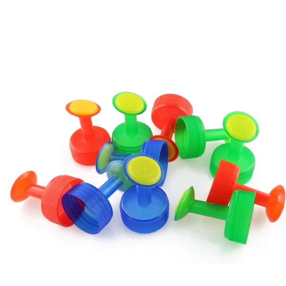 12PCS Multi-Colored Plastic Watering Sprinkler Head Bottle Cap Nozzle