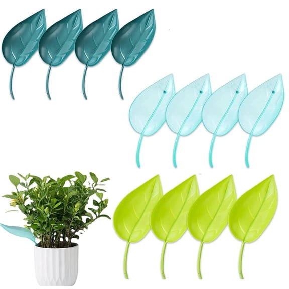 12PCS Plant Pot Watering Funnel,Funnel Watering Device, Watering Leaves for Pots Leaf Watering Funnel Potted Plant Watering Devices for Indoor Plants Plant Pot Irrigation Watering Drip Devices