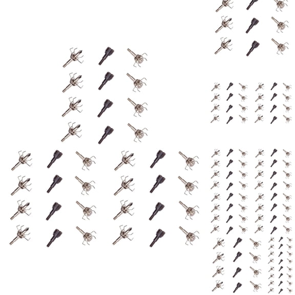 12PCS Points With Broadhead Small Game Tips Screw In Arrowheads