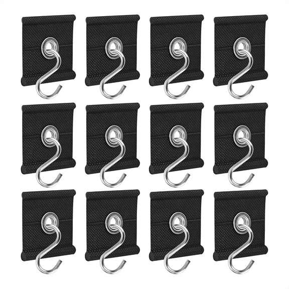 12PCS RV Awning Hooks Rv Canopy RV Piping Rail Hook Camping Awning Hooks RV Awning y3160