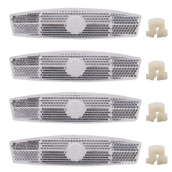 12PCS Riding Bike Bicycle Warning Reflector Bicycle Wheel Rim Reflective MTB Road Spoke Lights Bike Accessories White Yellow