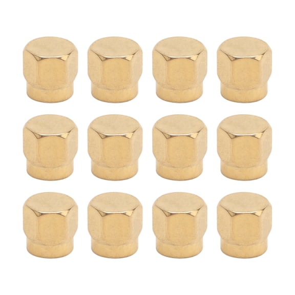 12PCS SMA Plug Dustproof Cap, SMA Female Jack Dust Cap Gold-Plated Coaxial Connector Protective Cap