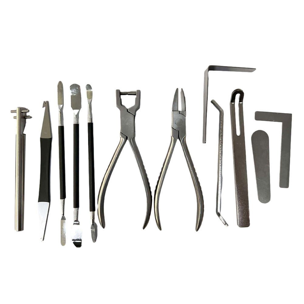 Saxophone Tools 12PCS Saxophone Repair Tool Leveling For Luthier Sax Flute Repair Kit ...