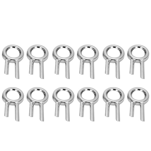 12PCS/Set Plastic Car Front Fog Light Chrome Cover Trim Bezel Frame Garnish for Spacia Custom MK53S