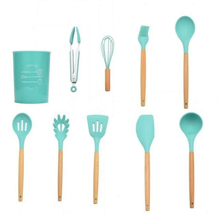 12pcs Silicone Cooking Utensils Set, Heat Resistant Silicone
