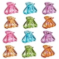 thumbnail image 1 of 12PCS Small Octopus Hair Clips, FITDON Spider Hair Claw Octopus Jaw Hair Claw Clips (4CM, 6Colors), 1 of 9