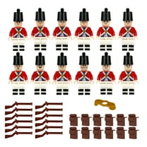 12PCS Soldier Building Blocks Minifigure Set 1.77Inch Soldier Building Kits for Kids Boys Christmas/Halloween Gifts Collectible