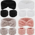 thumbnail image 1 of 12PCS Spa Headband and Wrist Towels for Face Washing Set Super Cute Soft Microfiber Makeup Headband Gifts, 1 of 4