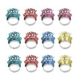 thumbnail image 1 of 12PCS Sparkling Headband HAPPY NEW YEAR Glitter Paper Tiaras Party Accessory (Random Color), 1 of 6