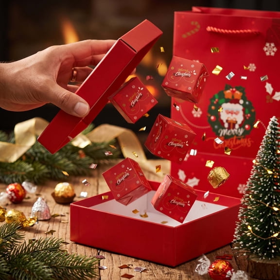 12PCS Surprise Box Gift Box For Money, Pop Up birthday explosion gift box, Unique Folding Fun Festive exploding gift box for Birthday, Christmas Party