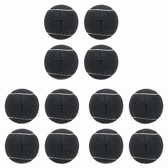 12PCS Tennis Balls for Furniture Legs and Floor Protection Legs Universal Precut Glide Balls,Heavy Duty Long Lasting