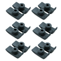 12PCS Top Glides TuffSki Walker Glide Skis - 6 Pairs (Gray)