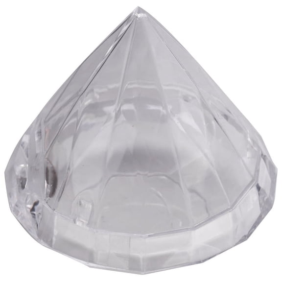 12PCS Transparent Diamond Shape Candy Box Wedding Favor Boxes Box Clear Plastic Container Home Decor