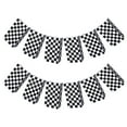 thumbnail image 1 of GOOHOCHY Checkered Racing Treat Bags for Cars Themed Party Decorations Multi Paper Storage Use 12PCS, 1 of 8