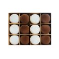 thumbnail image 1 of 12PCS Velvet Flocked Christmas Balls, 3.14 Inch Soft Touch Plastic Ornaments, Shatterproof Xmas Tree Hanging Decorations For Holiday Party Home Decor, 1 of 5