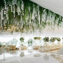 12PCS Wisteria Hanging Flowers Hanging Flowers Hanging Flowers for Decoration Flower Garland Decorations Household Violet Wall Hanging Violet Artificial Flower Decoration Simulation Garland Flowers