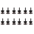 12PCS Wool Copper Guitar Strap Lock Locking Pegs Pins Mushroom Shape