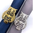 thumbnail image 1 of 12PCS owl Napkin Rings Decorate Your Table in Christmas, Thanksgiving, Birthday, Wedding, Commemoration Day, Business Banquet and Other Festivals and Occasions, 1 of 6
