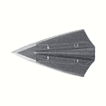 thumbnail image 1 of 12PK Hunting Broadheads 145 Grain Archery Arrowheads Fix 2 Blade Welding Head Metal Arrow Tips for Wooden Arrow Bamboo Arrow Shaft, 1 of 6