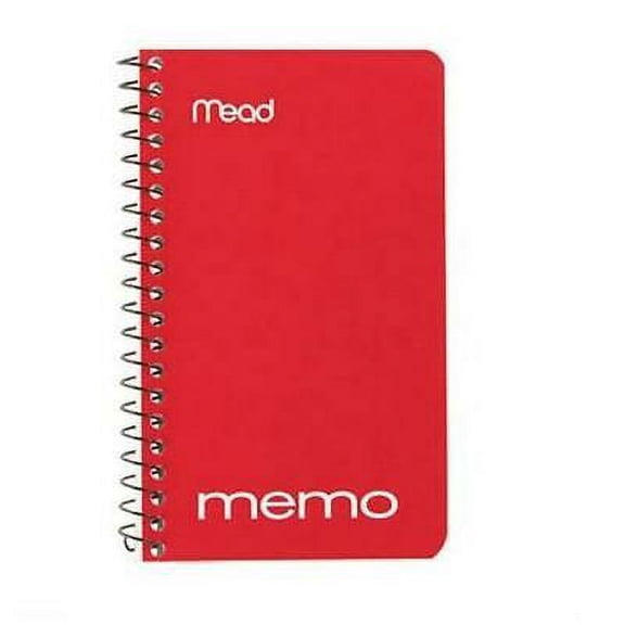 12PK Mead 45534 Side Open Spiral Note Pad, 3" x 5", 60 Sheets