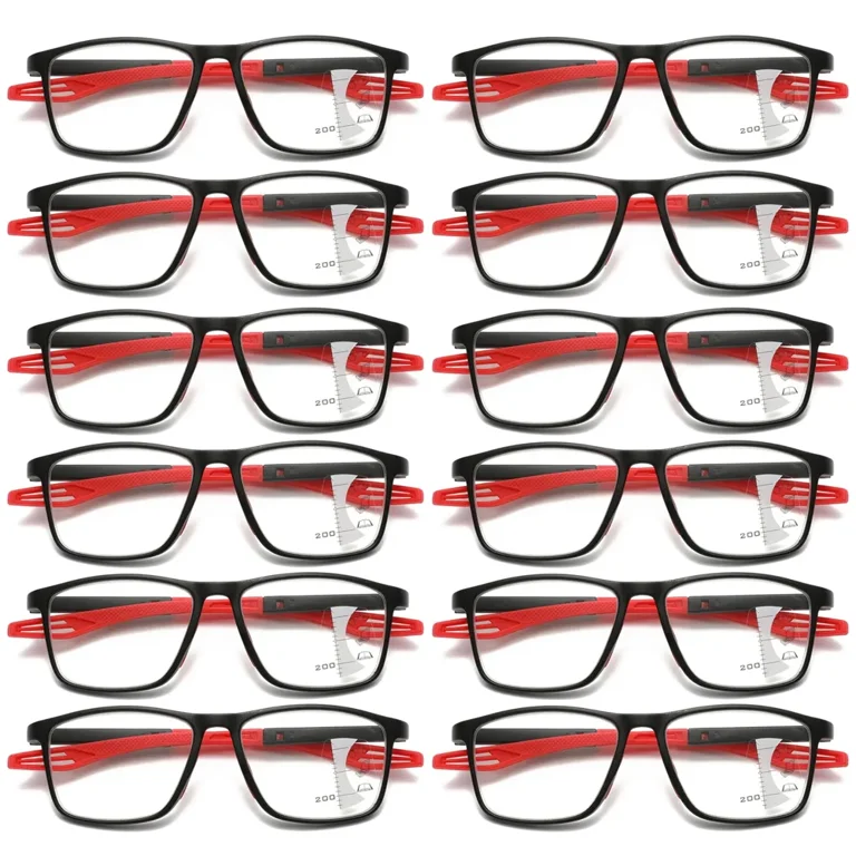 12PK Men Women Multifocus No Line Progressive Reading Glasses