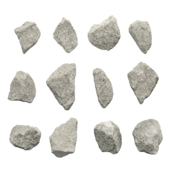 12PK Oolitic Limestone, Sedimentary Rock Specimens - Approx. 1" - Geologist Selected & Hand Processed - Great for Science Classrooms - Class Pack - Eisco Labs