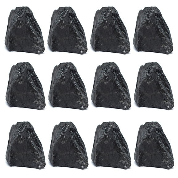 12PK Raw Bituminous Coal, Sedimentary Rock Specimens - Approx. 1" - Geologist Selected & Hand Processed - Great for Science Classrooms - Class Pack - Eisco Labs