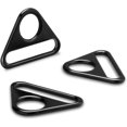 Hadware Keyborad 12Pack 1-1/4 Inch Triangle D Rings, Metal Triangle Buckles for Dog Tag ...
