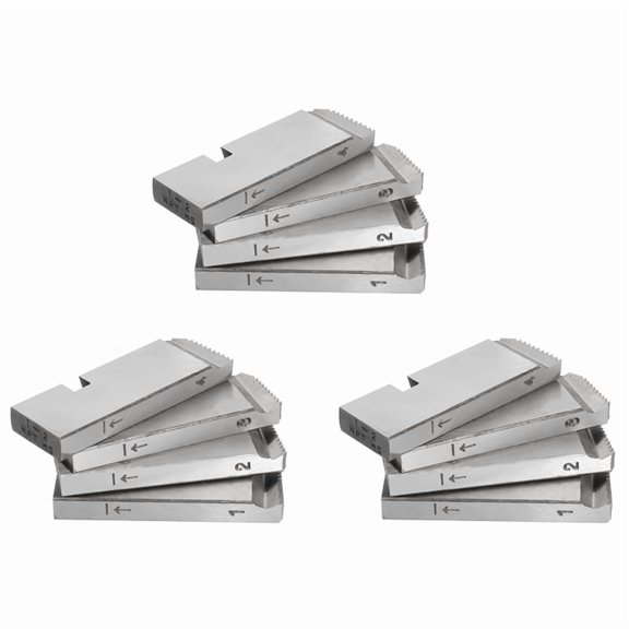 12Pack 47770 Pipe Threader Set for ,High-Speed Threading Dies for 1-2 Inch Pipes,Universal Die Heads Threader Tool
