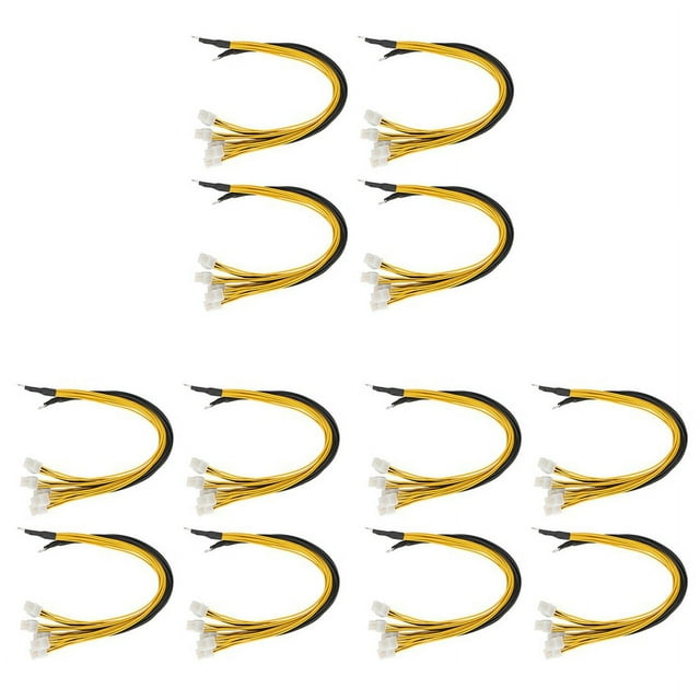 12Pack 6Pin Connector Server Power Supply Cable PCIe Express for