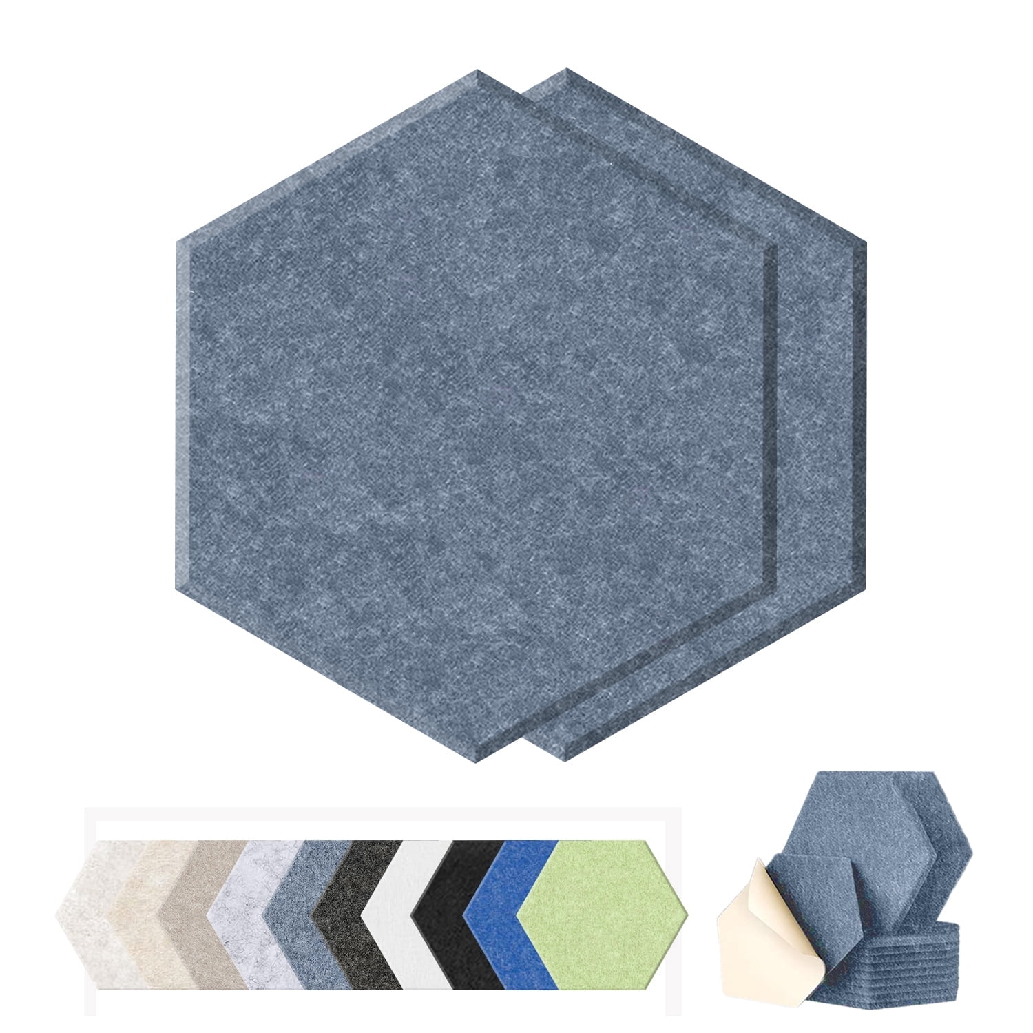 12Pack Acoustic Wall Panels High Density Sound Absorbing Wall Panels ...