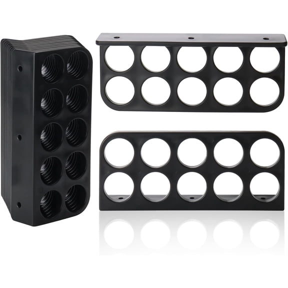 12Pack Cable Chase Wire Bracket,Cable Chase Bracket Support Organizer | Cable Support Wire Bracket Holder Wire Stackers Keep NMB Electrical Cord Tidy Clean&Save Time Space Labor,1" with 10-Holes