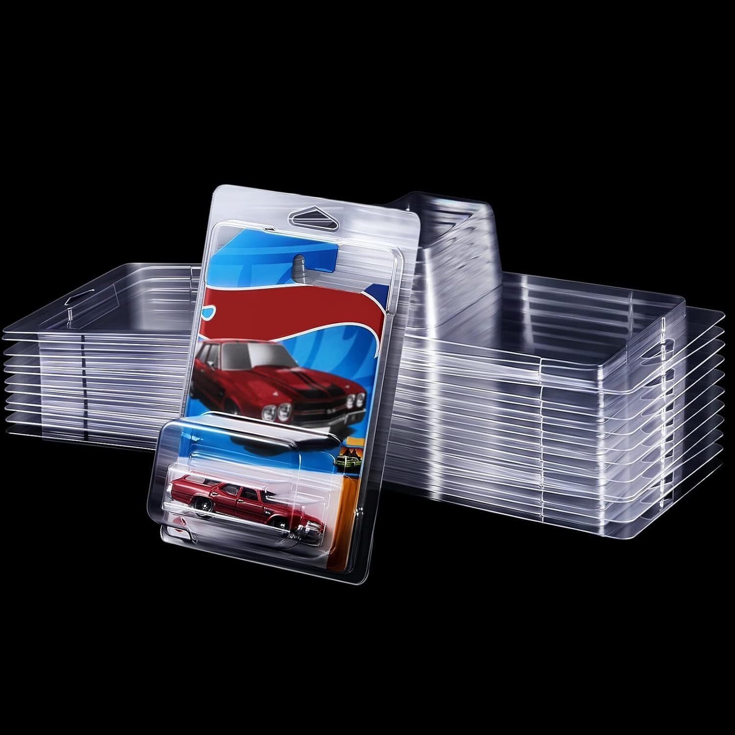 hot wheels card display case Hot Wheels Display Case - 1/64 LED Garage main image 1