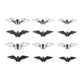 thumbnail image 1 of 12Pack Halloween Bats Wall Decor –3D Bat Stickers Assorted Size for Halloween Party, Bedroom Window Decorations, Indoor and Outdoor Home Decals, 1 of 5