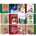 thumbnail image 1 of 12 Pack Large Christmas Bags with Handles, Christmas Paper Bags Multipack, Xmas Gift Bags for Gifts Wrapping, Party Supplies, New Year, 1 of 7