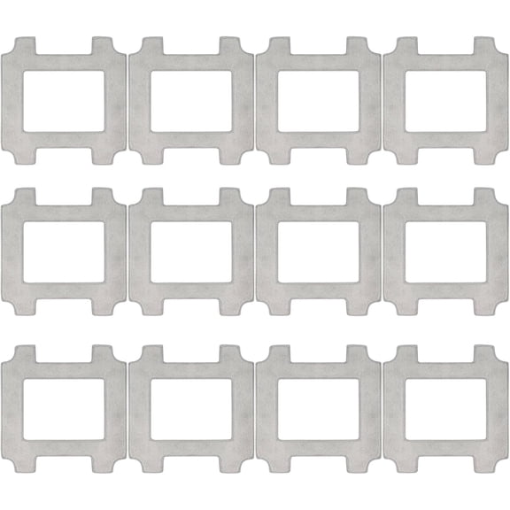 12Pack Mop Pad Cleaning Rag Replacement for Ecovacs winbot W2S/W2S PRO Vacuum Cleaner Robot Mop Cloths Accessories, Reusable & Washable Microfiber Cleaning Pads